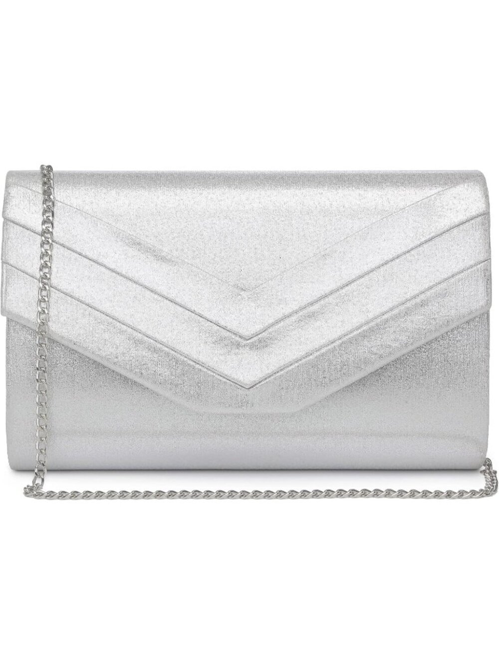 〽️Women Silver Evening Bags Party Clutches Wedding Purses Cocktail Prom Handbags